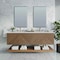 James Martin Vanities Marcello 72in Double Vanity, Chestnut w/ 3 CM Eternal Jasmine Pearl Top D200-V72-CSN-3EJP - alternate 3